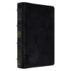 ESV Black Goatskin Leather Personal Size Alpha Heirloom Bible