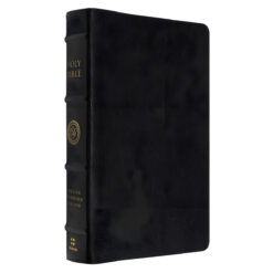 ESV Black Goatskin Leather Personal Size Alpha Heirloom Bible