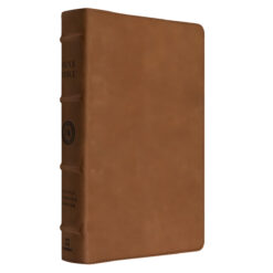 ESV Tan Cowhide Leather Personal Size Alpha Heirloom Bible