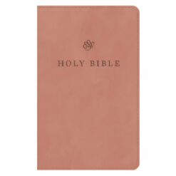 ESV Pink Imitation Leather Personal Size Bible Large Print