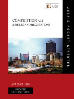 Competition Act 89 of 1998 & Rules and Regulations