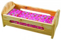 Wooden Doll Bed Set