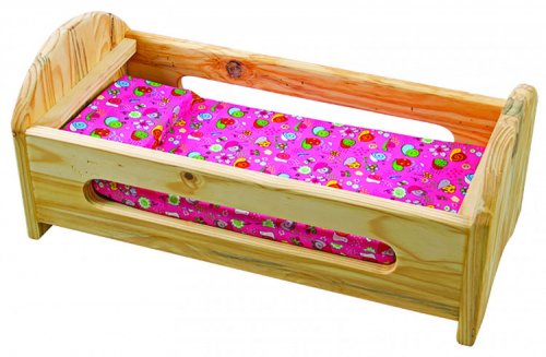 Wooden Doll Bed Set