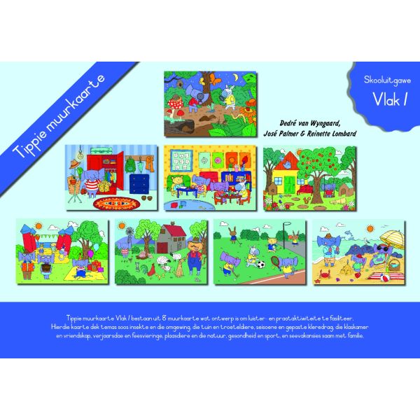 Tippie Muurkaarte (Vlak 1)