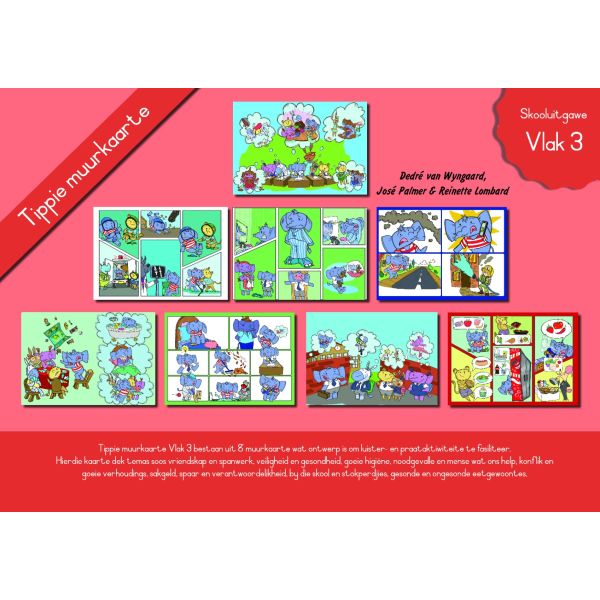 Tippie Muurkaarte (Vlak 3) (Skooluitgawe)