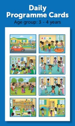 Daily Programme Cards 3 - 4 Years Teacher Resource