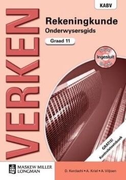 Verken Rekeningkunde Graad 11 Oefeningboek