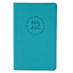 NIV Faux Leather Value Thinline Bible Teal Comfort Print