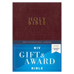 NIV Burgundy Paperback Gift & Award Bible Red Letter Edition