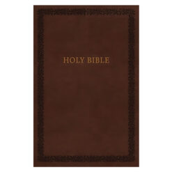 NIV Brown Faux Leather Holy Bible Soft Touch Edition Bible Comfort Print