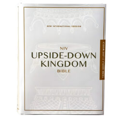 NIV Grey Hardcover Upside-Down Kingdom Bible Comfort Print