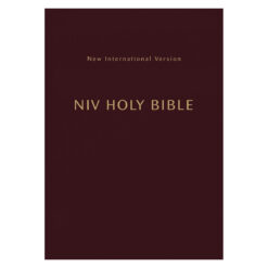 NIV Holy Bible Compact Burgundy Comfort Print (Paperback)