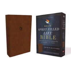 NKJV Spirit Filled Life Bible Brown (Imitation Leather)