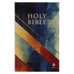 NLT Blue and Orange Watercolor Paperback Outreach Bible