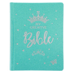 ESV Teal Glitter Hardcover My Creative Bible for Girls