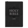 ESV Black Faux Leather Compact Bible with Zip
