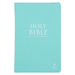 NLT Aquamarine Genuine Leather Flexcover Standard Bible