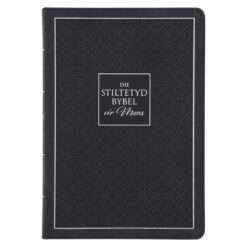 NLV Swart Kunsleer Stiltetydbybel vir Mans