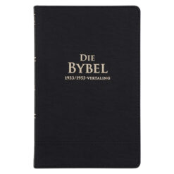 Afrikaans 1933/1953 Vertaling Swart Kunsleer Bybel