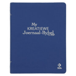 NLV Koningsblou Egte Leer My Kreatiewe Joernaal-Bybel