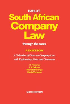 Hahlo's South African Company Law Through the Cases