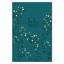 NKJV Aqua Imitation Leather Bible Giant Print