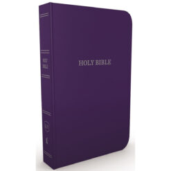 KJV Purple Imitation Leather Gift & Award Red Letter Edt Comfort Print