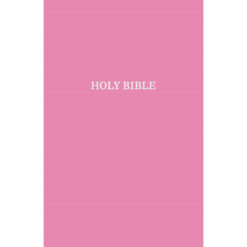 KJV Pink Imitation Leather Gift & Award Bible Red Letter Edt Comfort Print