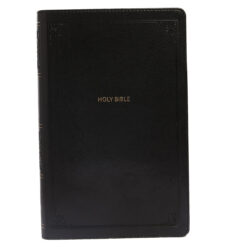 NKJV End Of Verse Personal Size Reference Bible Large Print Black (Comfort Print)(Imitation Leather)