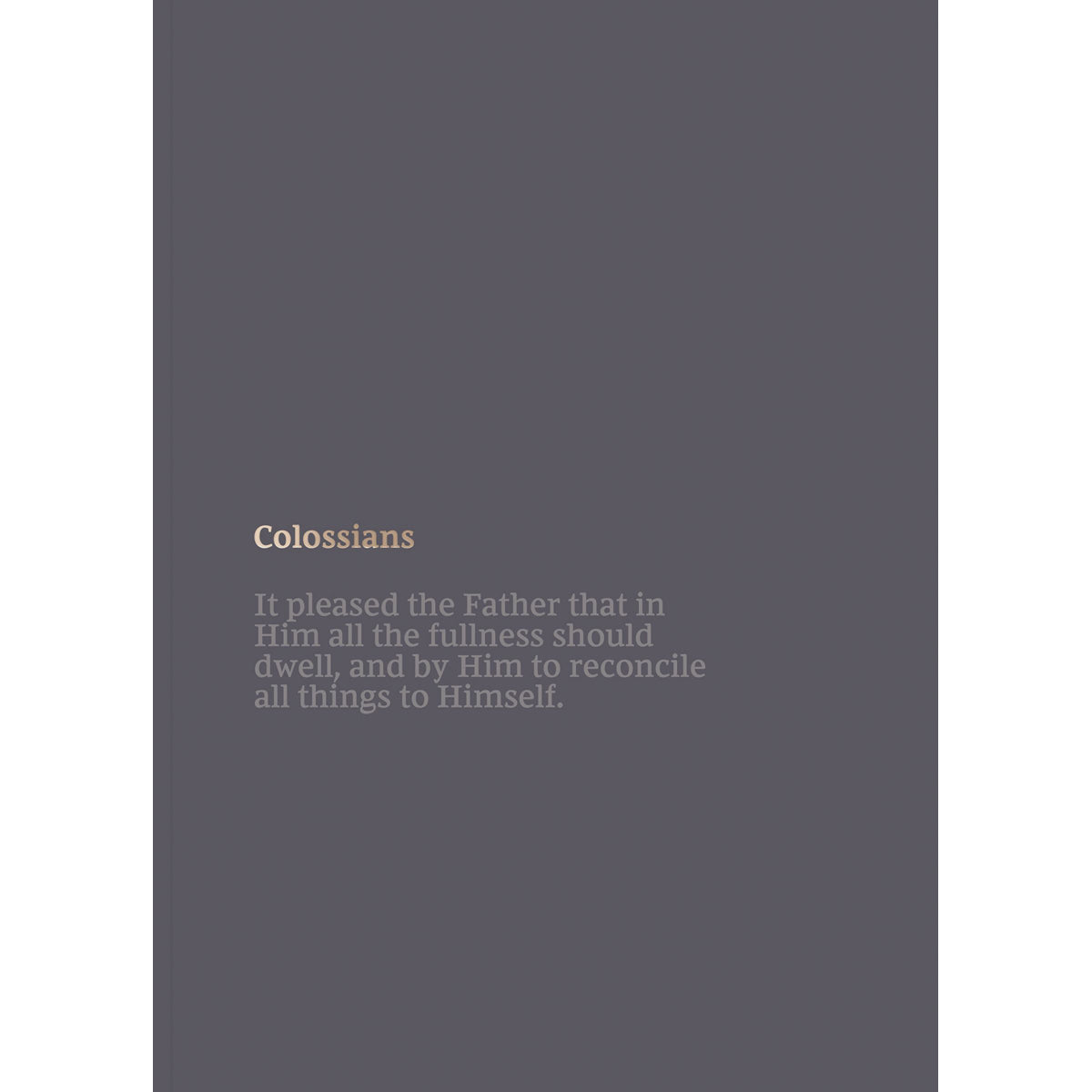 NKJV Bible Journal Colossians (Comfort Print)(Paperback)