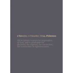 NKJV Bible Journal 1 Timothy, 2 Timothy, Titus, Philemon (Comfort Print)(Paperback)