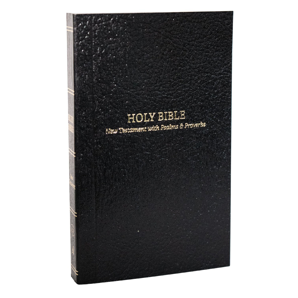 KJV Black Paperback Pocket New Testament With Psalms And Proverbs Bible Comfort Print