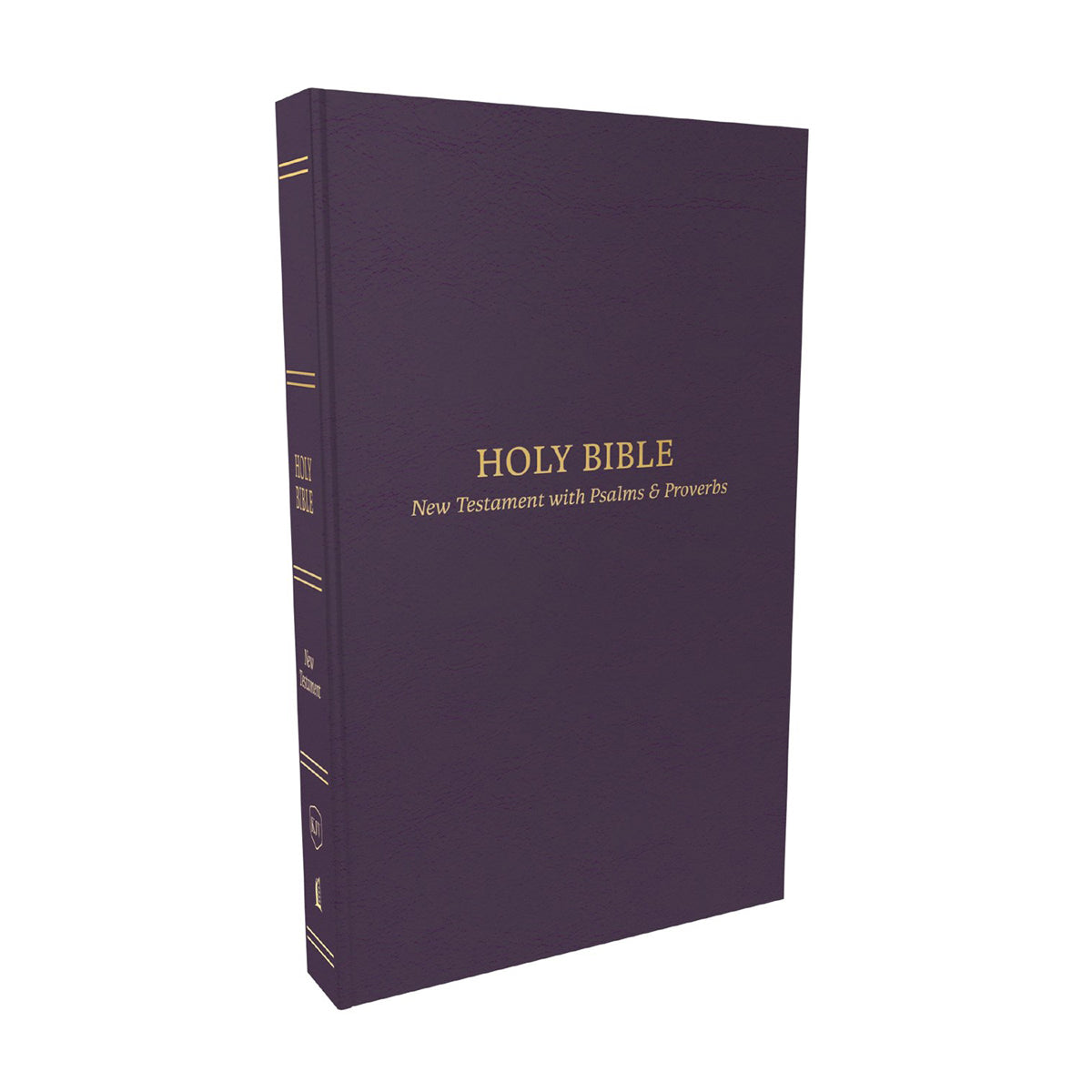 KJV Purple Paperback Pocket New Testament With Psalms And Proverbs Bible Comfort Print