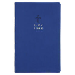 KJV Blue Imitation Leather Value Ultra Thinline Bible Comfort Print