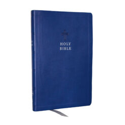 NKJV Blue Imitation Leather Value Ultra Thinline Bible Comfort Print