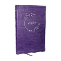 NKJV Purple Imitation Leather Ultra Thinline Bible Comfort Print