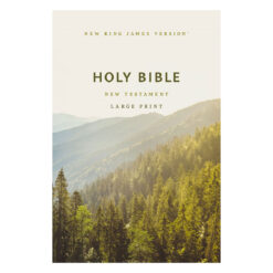 NKJV Scenic Paperback Outreach New Testament Bible Large Comfort Print