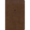 CSB Brown Imitation Leather Personal Size Bible Giant Print