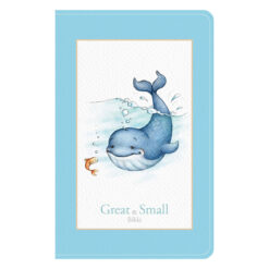 KJV Baby Blue Imitation Leather Great and Small Bible