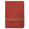 KJV Brown Faux Leather Compact Bible Large Print Red Letter