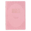 KJV Pink Faux Leather Full-Size Bible Giant Print Indexed