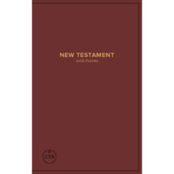 CSB Pocket New Testament With Psalms Burgundy (Paperback)