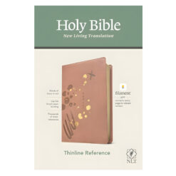 NLT Brushed Pink Imitation Leather Filament Thinline Reference Bible