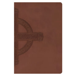 NLT Filament Premium Value Thinline Bible, Filament Enabled, Large Print, Brown Cross (Imitation Leather)