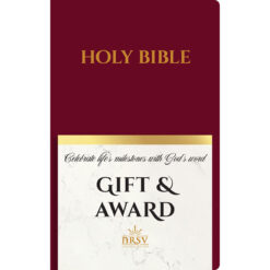 NRSV Burgundy Imitation Leather Gift & Award Bible Updated Edition