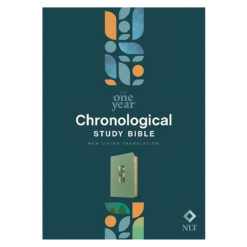 NLT Sage Green Mosaic Imitation Leather One Year Chronological Study Bible
