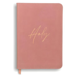 NLT Dusty Pink Imitation LeatherLike Filament Compact Holy Bible