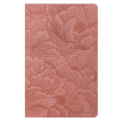 NLT Dusty Pink Petals Imitation Leather Filament Premium Gift Bible