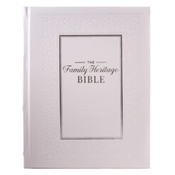 NLT The Family Heritage Bible White Hardcover