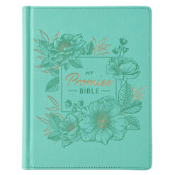 KJV Turquoise Faux Leather Hardcover My Promise Bible